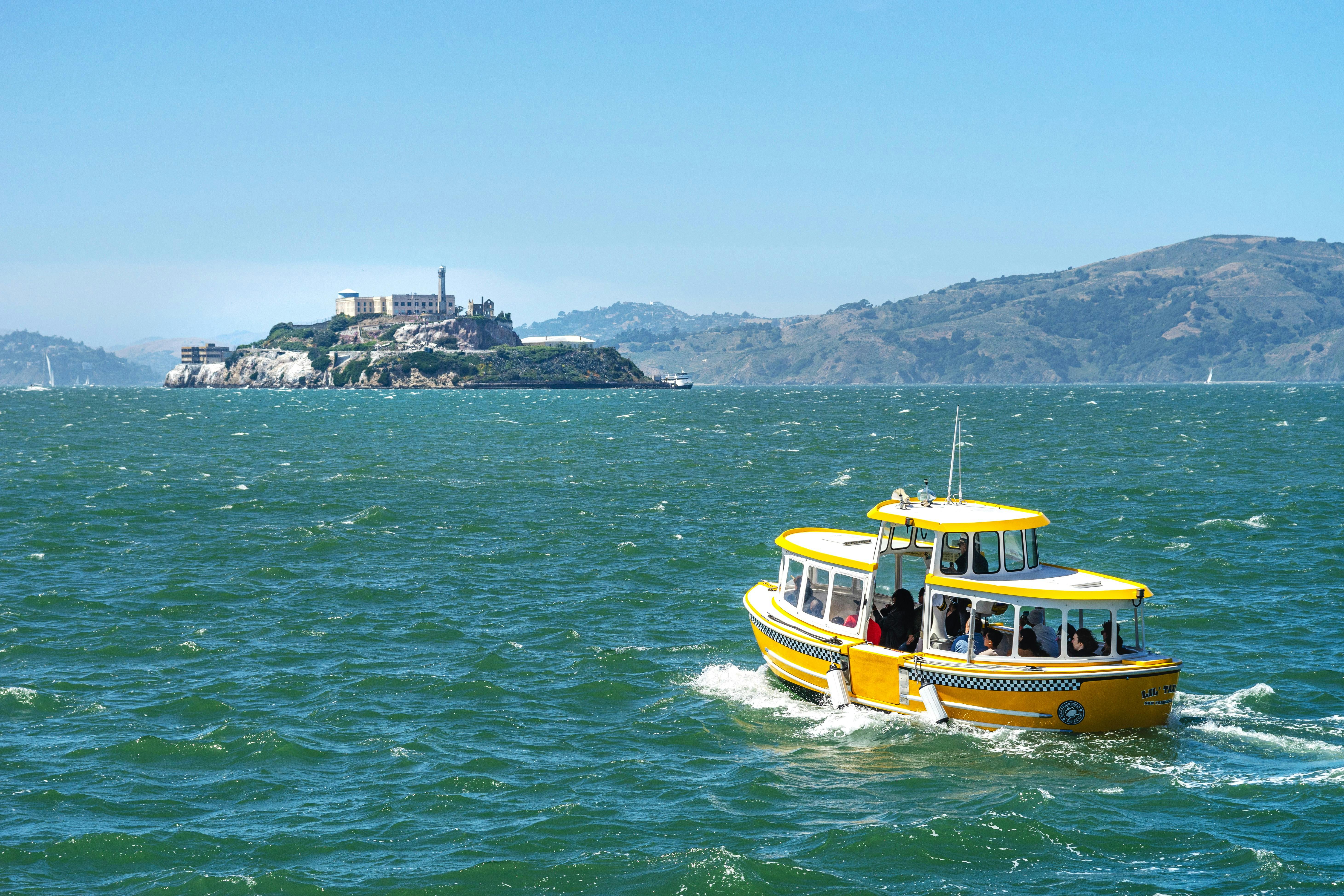 Alcatraz Island with flexible ferry access and San Francisco views
